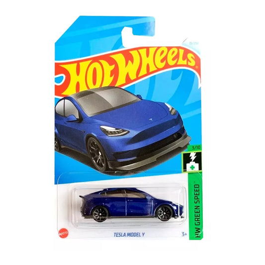 Hot Wheels Die-Cast Vehicle Green Speed Tesla Model Y