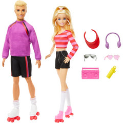 Barbie Fashionistas 65th Anniversary Barbie and Ken and Ken Roller Skating Dolls