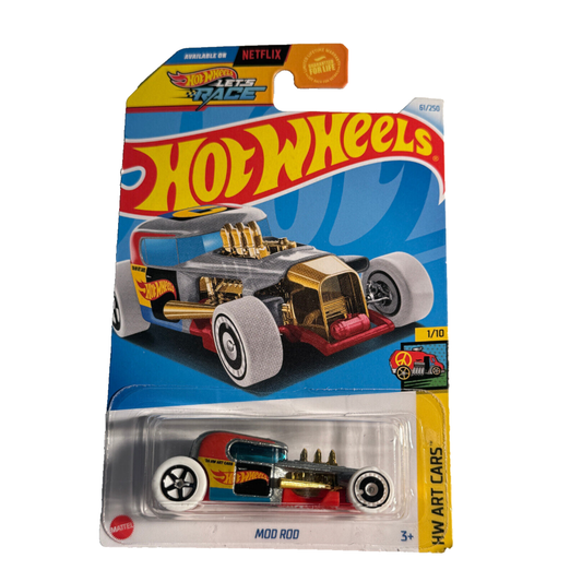 Hot Wheels Die-Cast Vehicle Mod Rod Art Cars