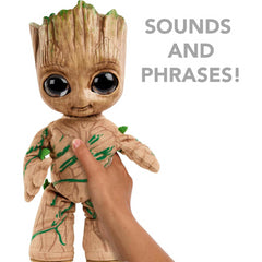 Marvel I am Groot Groovin' Groot 11-Inch Dancing and Talking Plush Figure