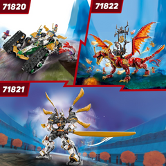 Lego 71816 Ninjago Zanes Ice Motorcycle Toy Dragons Rising Motorbike Playset