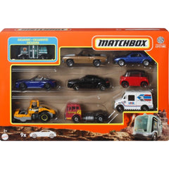 Matchbox 9 Pack Vehicles Collection of 9 1:64 Scale Die-Cast Cars