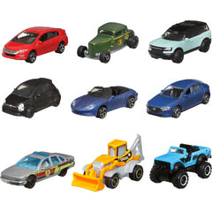 Matchbox 9 Pack Vehicles Collection of 9 1:64 Scale Die-Cast Cars