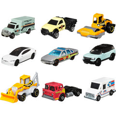 Matchbox 9 Pack Vehicles Collection of 9 1:64 Scale Die-Cast Cars