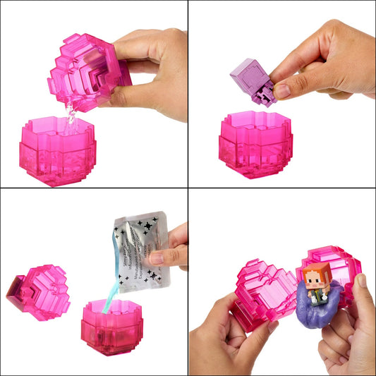 Minecraft Mini Mode Potion Brewing Action Figure - Pink Colour