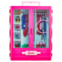 Barbie Dolls Vehicle and Accessories and Closet Wardrobe