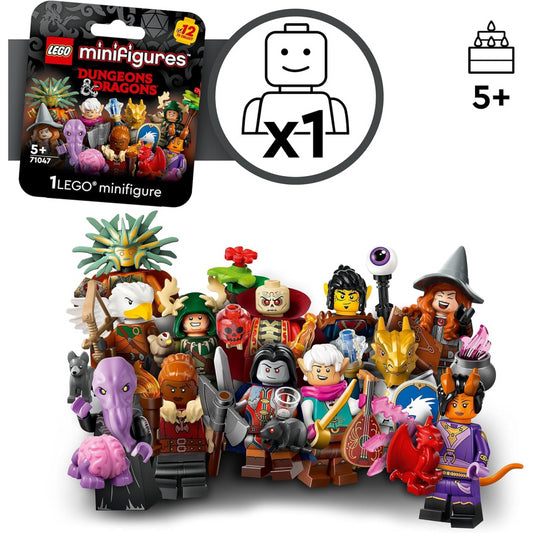 LEGO Minifigures 71047 Dungeons & Dragons Mystery Box Toy Figure 1 of 12 Random