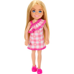 Barbie Club Chelsea Small Doll Blonde In Pink Dress