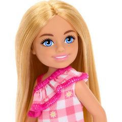 Barbie Club Chelsea Small Doll Blonde In Pink Dress