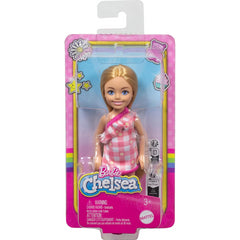 Barbie Club Chelsea Small Doll Blonde In Pink Dress