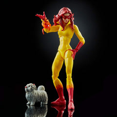 Marvel Legends Firestar 6-Inch Action Figure with Dog