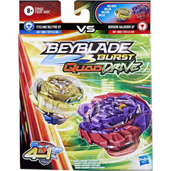 Beyblade Burst Quad Drive - Cyclone Belfyre vs Berserk Balderov