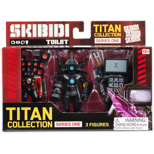 Skibidi Toilet Titan Collection Series 1 Action Figures Pack of 3