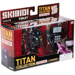 Skibidi Toilet Titan Collection Series 1 Action Figures Pack of 3