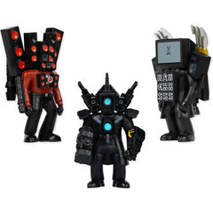 Skibidi Toilet Titan Collection Series 1 Action Figures Pack of 3