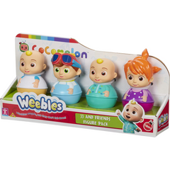 Cocomelon Weebles 4 Figure Pack Chunky Moulded Figures