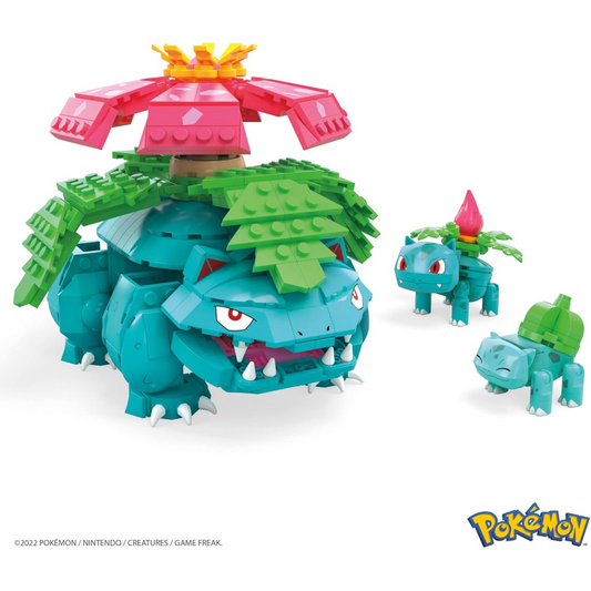 Mega Pokemon Construction Toy - Bulbasaur Evolution Set