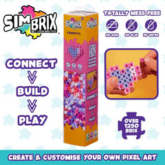 Simbrix Connect & Wow Building Toy 1250 pcs - Confetti