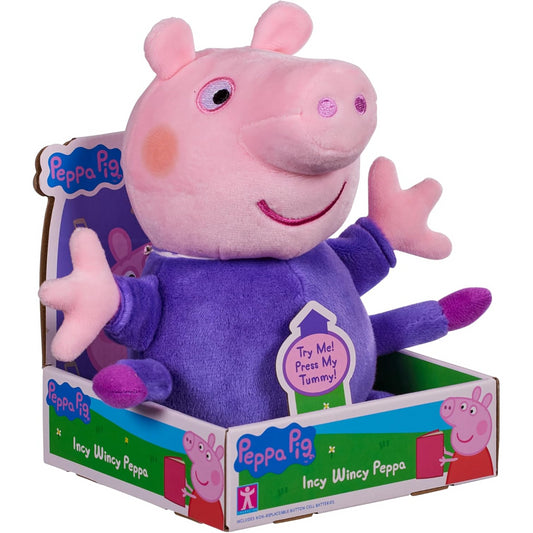 Peppa Pig Talking Soft Plush Toy Incy Wincy Peppa with Sounds