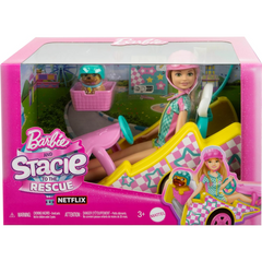 Barbie Stacie Doll and Go-Kart Car Dog and Accessories