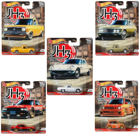 Hot Wheels Premium Japan Historics Set of 5 Die-cast Cars