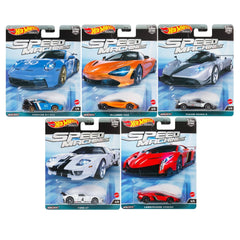 Hot Wheels Speed Machines Set of 5 Premium Car Culture