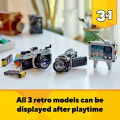 Lego Creator 31147 3-in-1 Retro Camera to Retro TV Playset