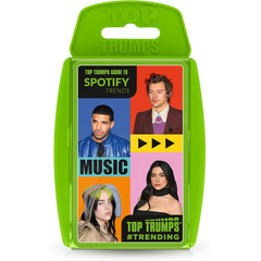 Top Trumps Card Game - Spotify Trends