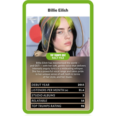 Top Trumps Card Game - Spotify Trends