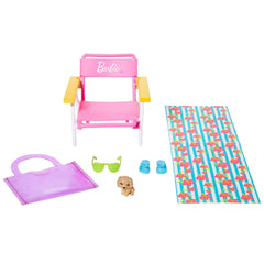 Barbie Beach Lounging Accessory Playset