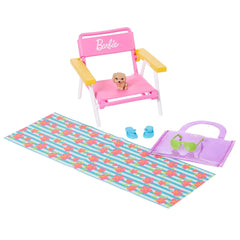 Barbie Beach Lounging Accessory Playset