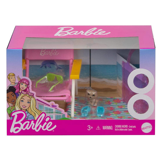 Barbie Beach Lounging Accessory Playset