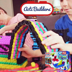 Acti Builders Construction Toy Playset 730 Pieces Creative Building Blocks