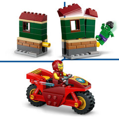 Lego Marvel Avengers 76287 Iron Man & Bike and The Hulk Super Hero Playset