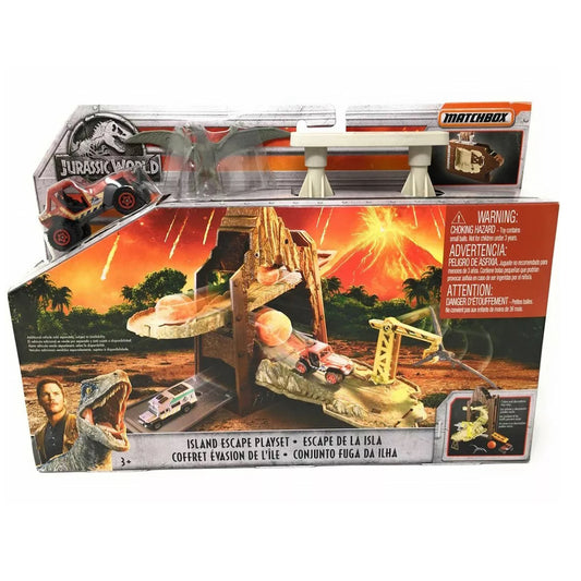 Matchbox Jurassic World Portable Island Escape Playset