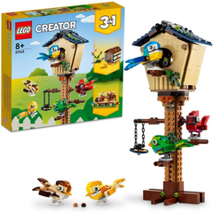 Lego 31143 Creator 3 in 1 Birdhouse Beehive or Hedgehog and Squirrel Toy