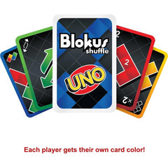 Blokus Shuffle Uno Edition Cards Game