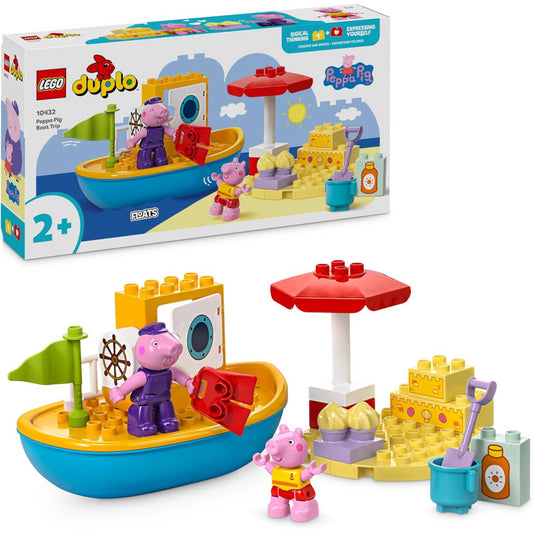 Lego Duplo 10432 Peppa Pig Boat Trip Toy Summer Bricks Playset