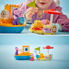 Lego Duplo 10432 Peppa Pig Boat Trip Toy Summer Bricks Playset