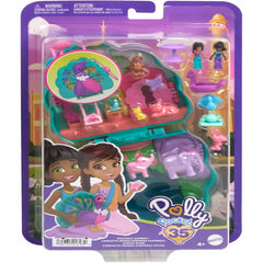 Polly Pocket Dolls Playset Peacock Garden Compact Travel Toy