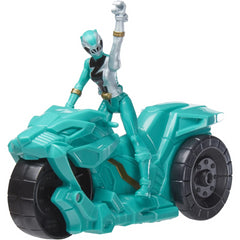 Power Rangers Sabertooth Battle Rider & Dino Fury Vehicle (Green) Rip N Go