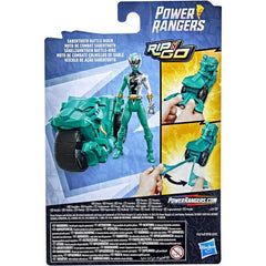 Power Rangers Sabertooth Battle Rider & Dino Fury Vehicle (Green) Rip N Go