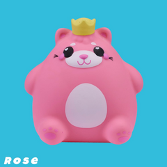 Smooshzees Cutezees Series 1 Cuddley Squishy Figure - Rose