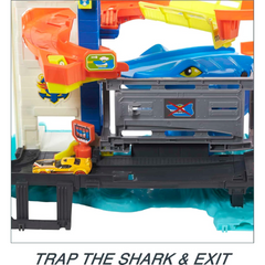 Hot Wheels City Attacks Shark Track Playset and Vehicle