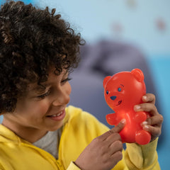 Gummymals Squishy Gummy Interactive Pet Bear with 10 Reactions & Sounds - Red