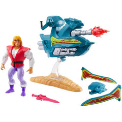 Masters Of The Universe Prince Adam Figure & Sky Sled Playset