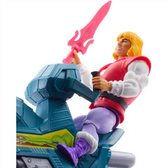 Masters Of The Universe Prince Adam Figure & Sky Sled Playset