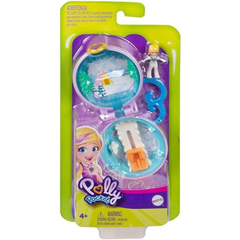 Polly Pocket Winter Tiny Compact With Doll & Accessories