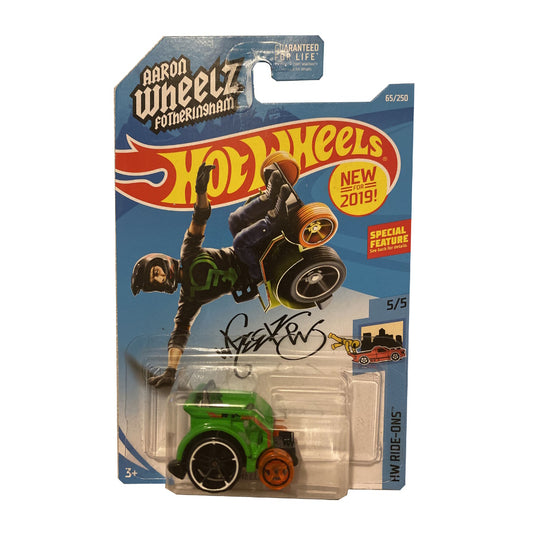 Hot Wheels Die-Cast Vehicle Wheelie Chair Green