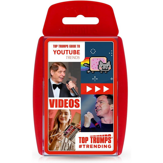 Top Trumps Card Game - Guide To Youtube Trends